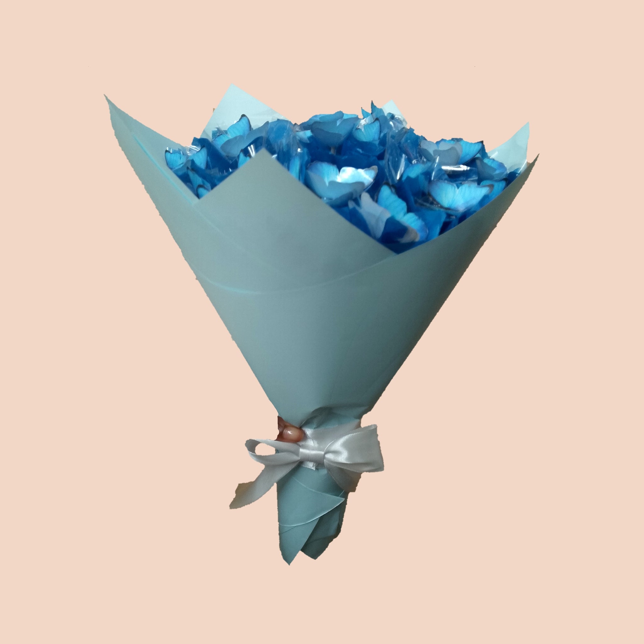 Ramo de Mariposas Eternas - Blue Glow 🦋✨